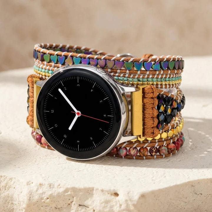 Imperial Hematite Samsung Watch Straps - Hematite