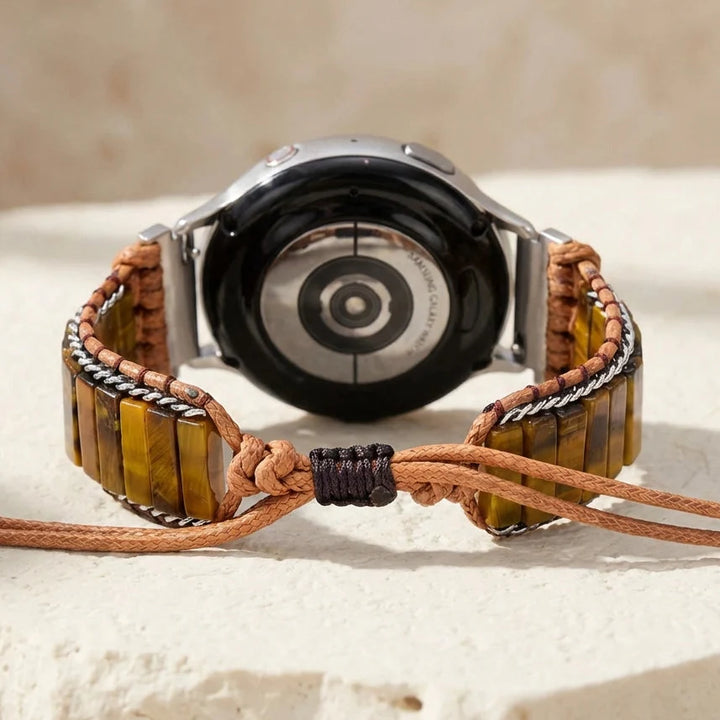 Powerful Tiger's Eye Samsung Watch Band - Tiger's Eye