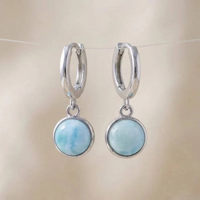 Larimar Serenity Earrings - Larimar
