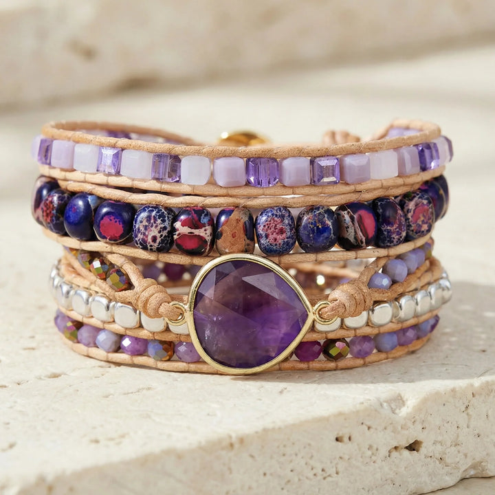 Divine Healing Amethyst Bracelet - Amethyst