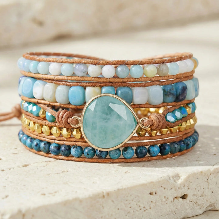 Expressive Amazonite Bracelet - Amazonite 