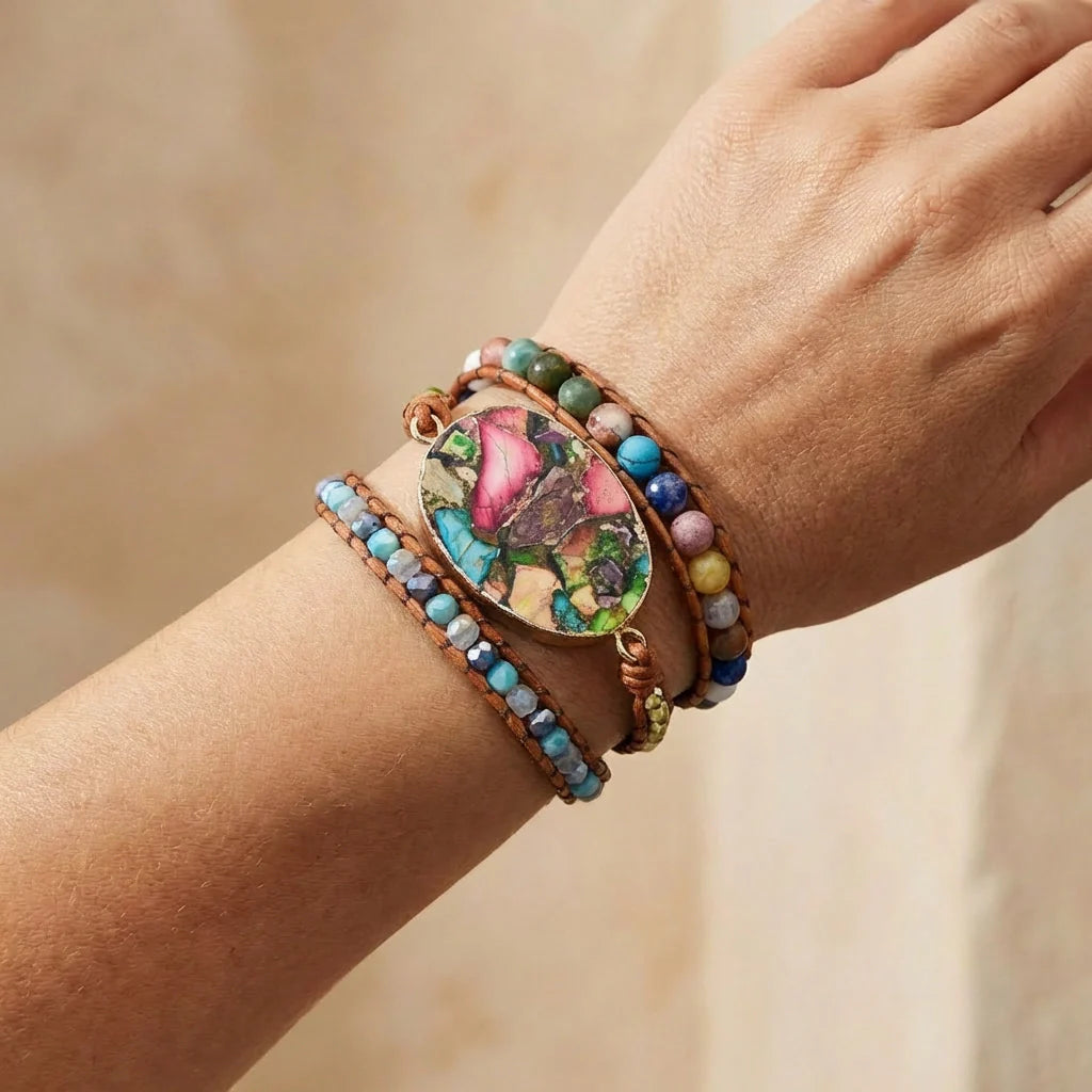 Divine Warrior Bracelet - Jasper