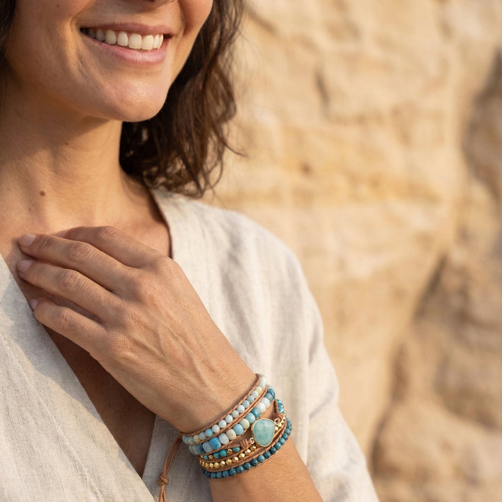 Expressive Amazonite Bracelet - Amazonite 