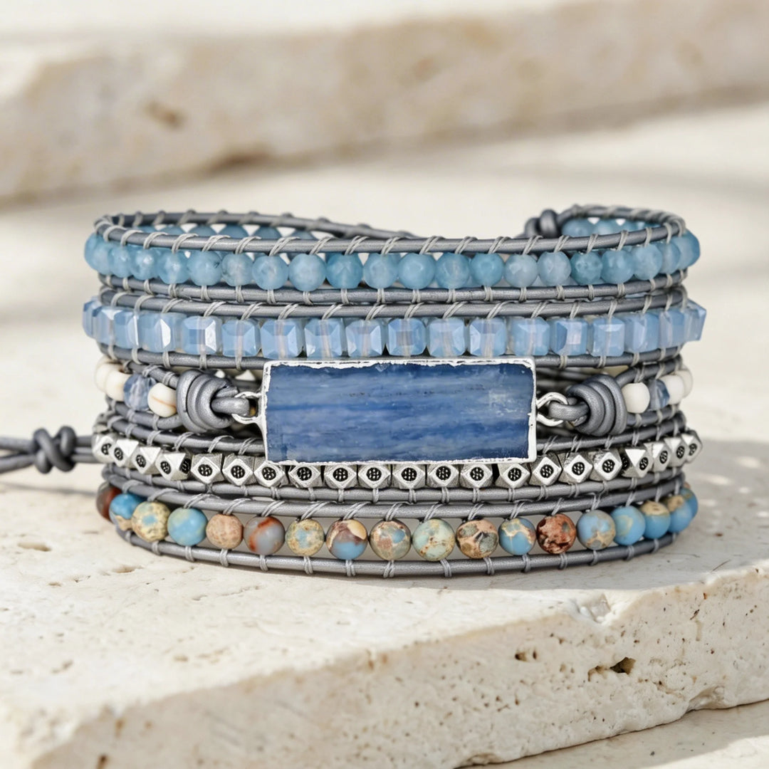 Blue Topaz Healing Bracelet - Topaz