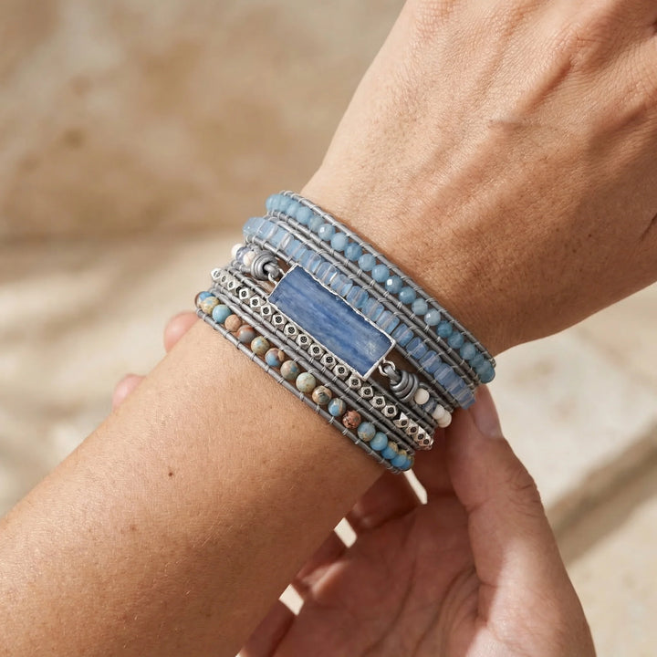 Blue Topaz Healing Bracelet - Topaz
