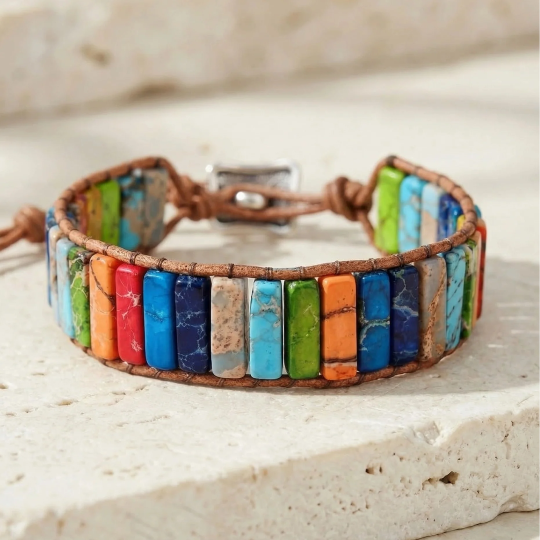 Chakra Happiness Bracelet - Jasper