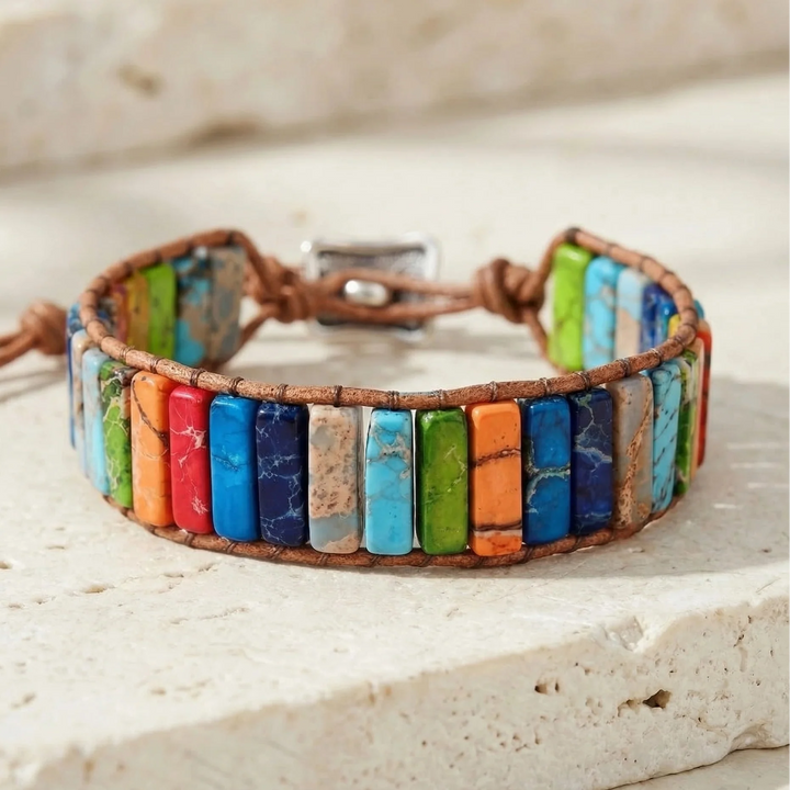 Chakra Happiness Bracelet - Jasper