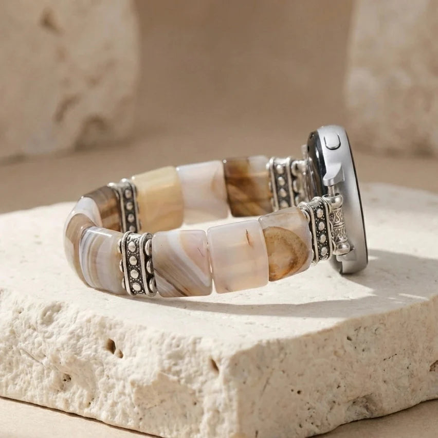Healing Aura Samsung Watch Band - Agate