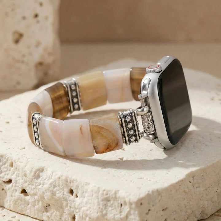 Healing Aura Apple Watch Band - Agate