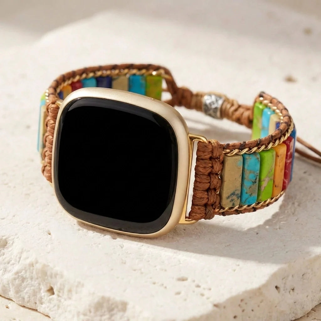 Healing Chakra Fitbit Watch Band - Jasper