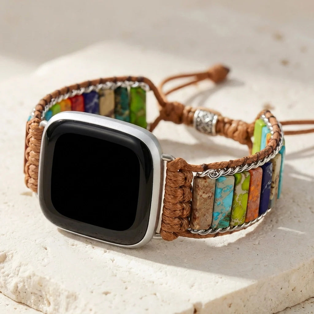 Healing Chakra Fitbit Watch Band - Jasper