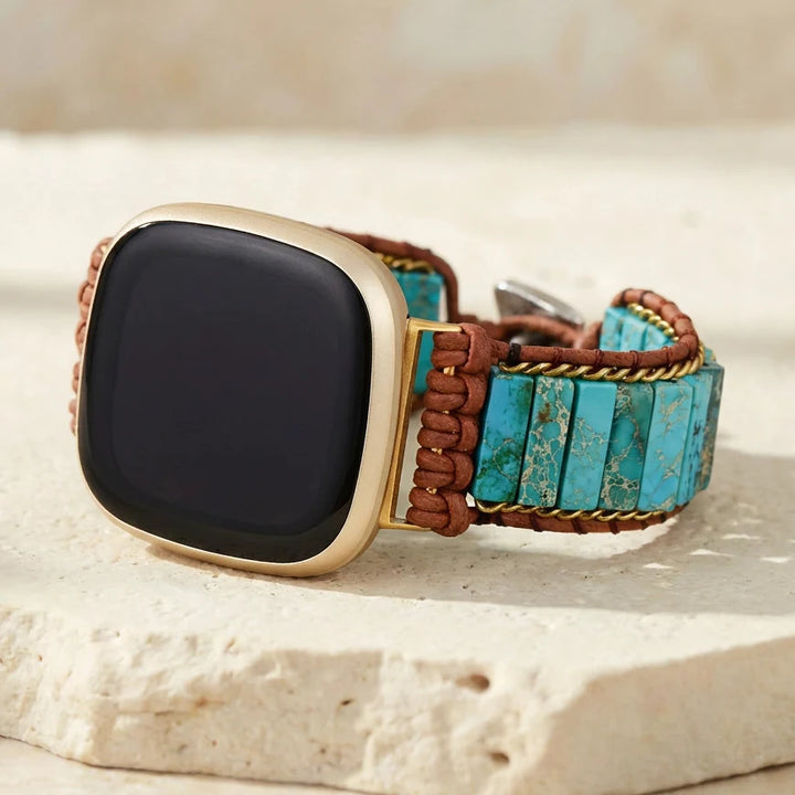 Calming Turquoise Fitbit Watch Band - Turquoise