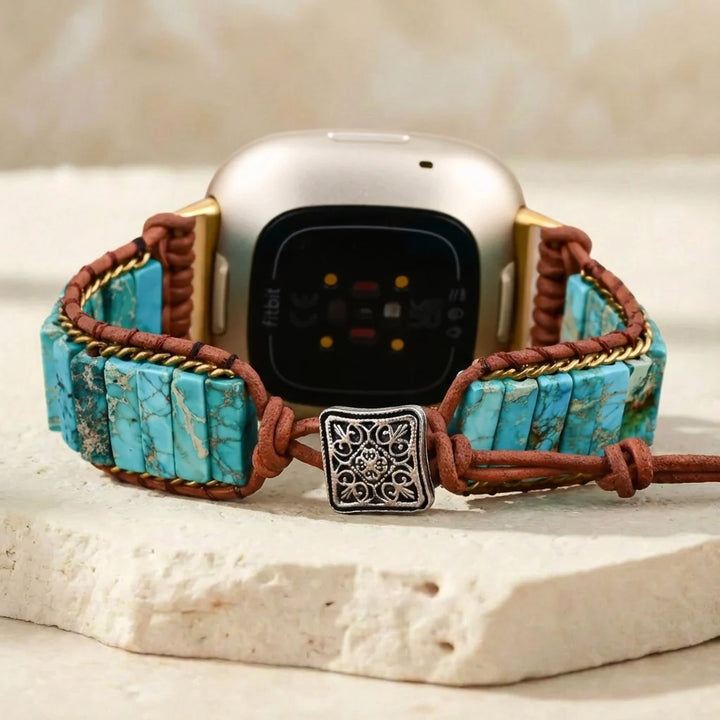 Calming Turquoise Fitbit Watch Band - Turquoise