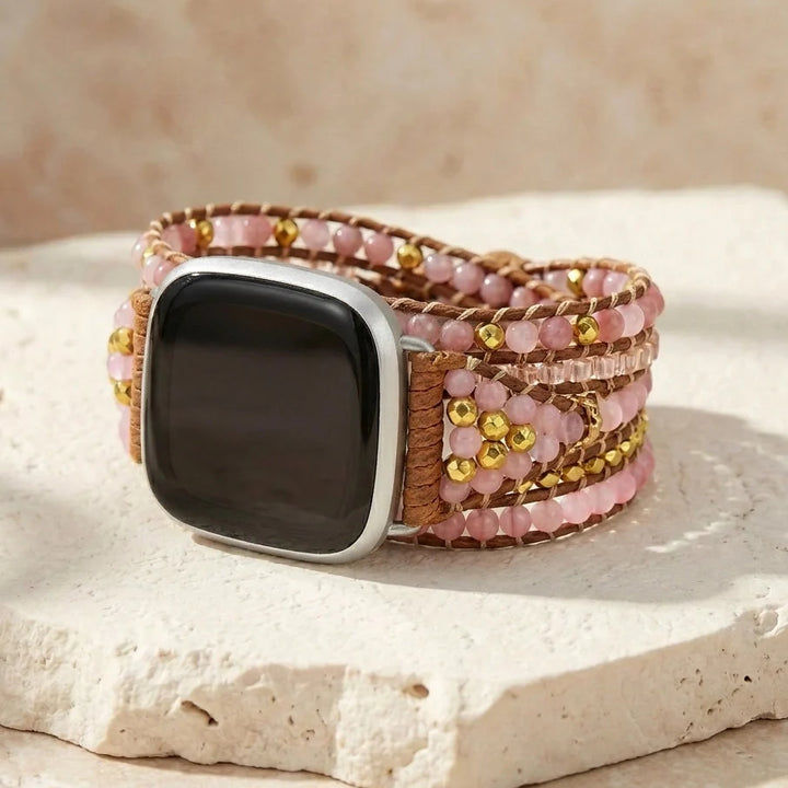Rose Quartz Love Fitbit Watch Straps - Rose Quartz
