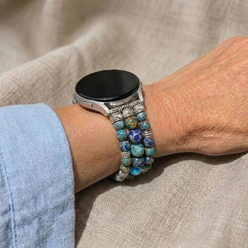 Oceanic Jasper Samsung Watch Band - Jasper