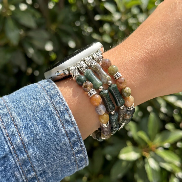 Gaia Agate Apple Watch Band - Agate
