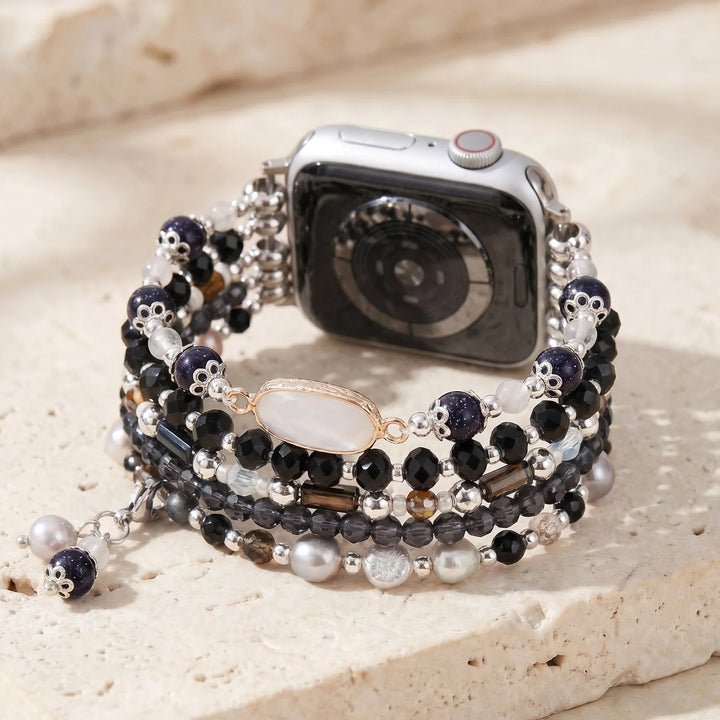 Mystical Night Apple Watch Band - Clear Quartz