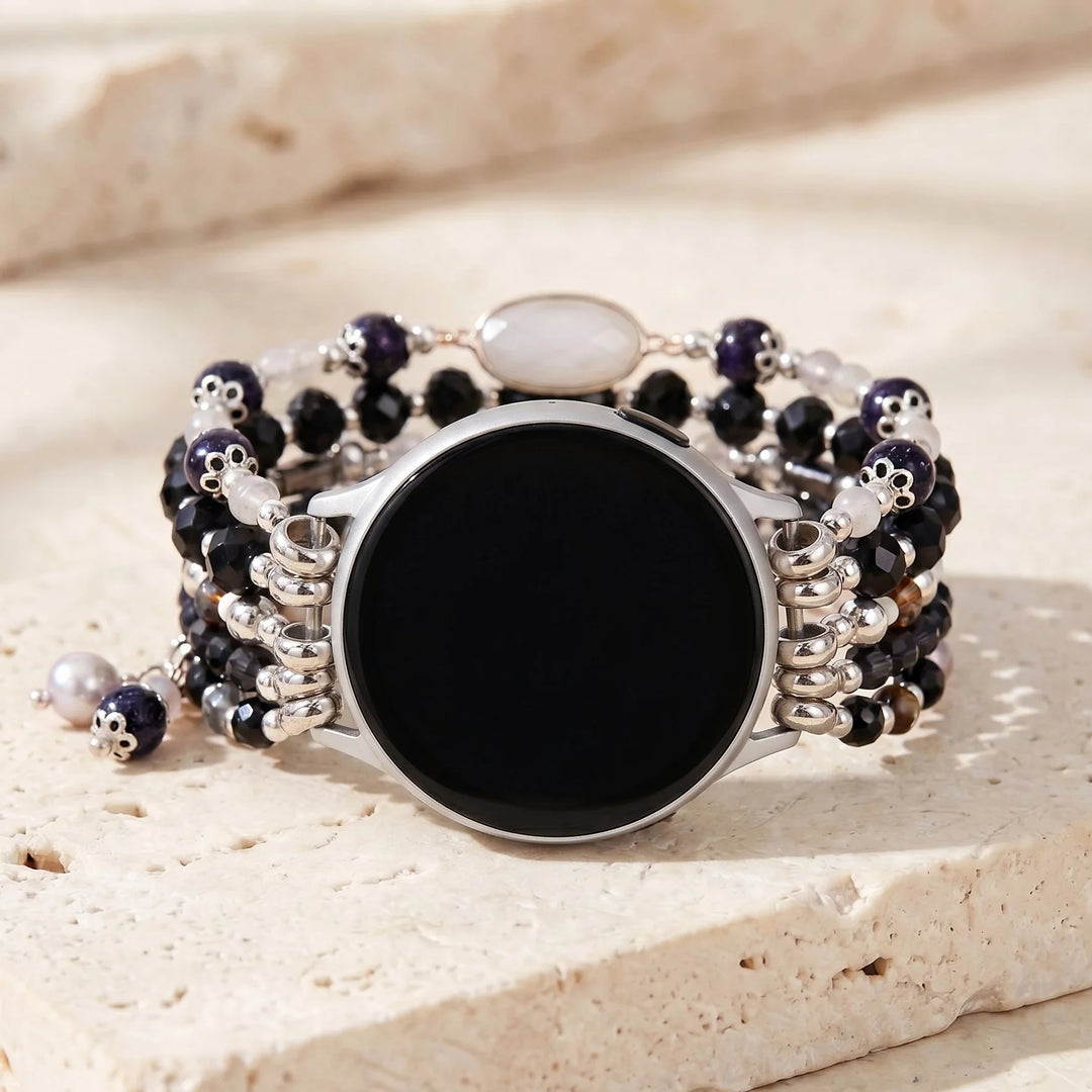 Mystical Night Samsung Watch Band - Clear Quartz