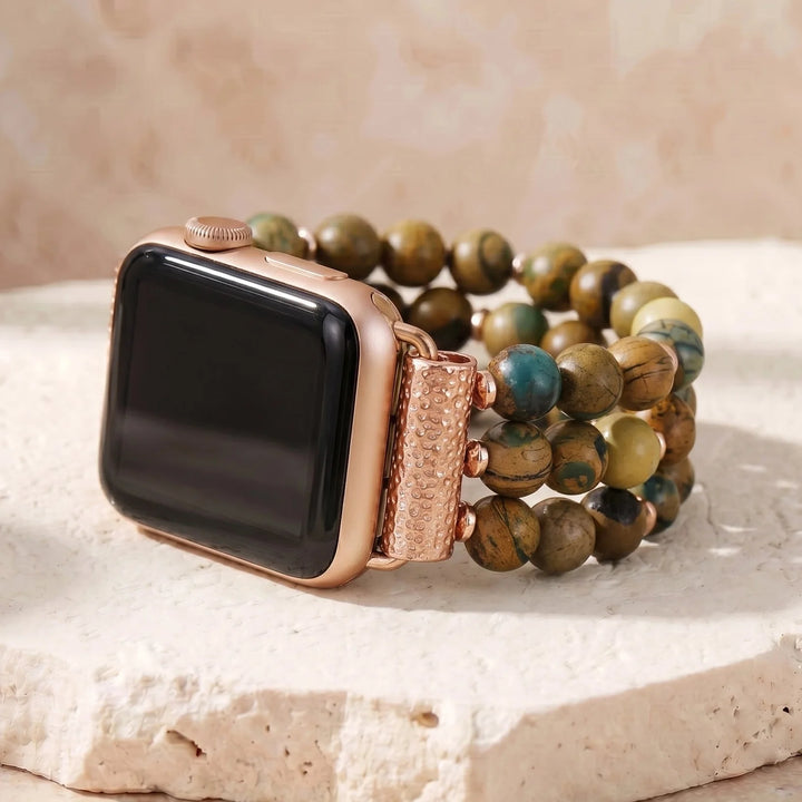 Draconite Confidence Apple Watch Band - Hematite