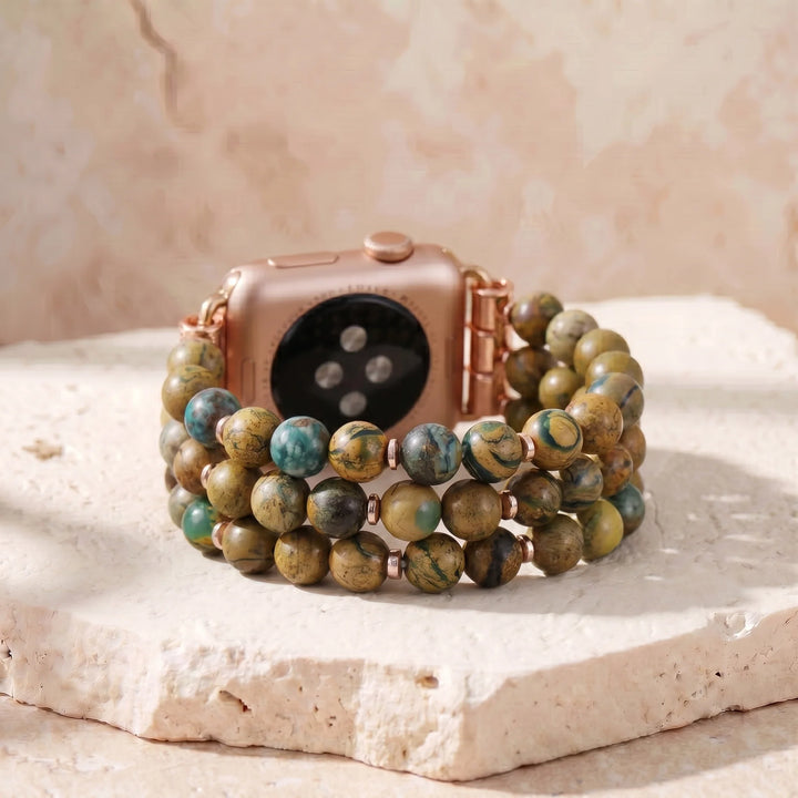 Draconite Confidence Apple Watch Band - Hematite