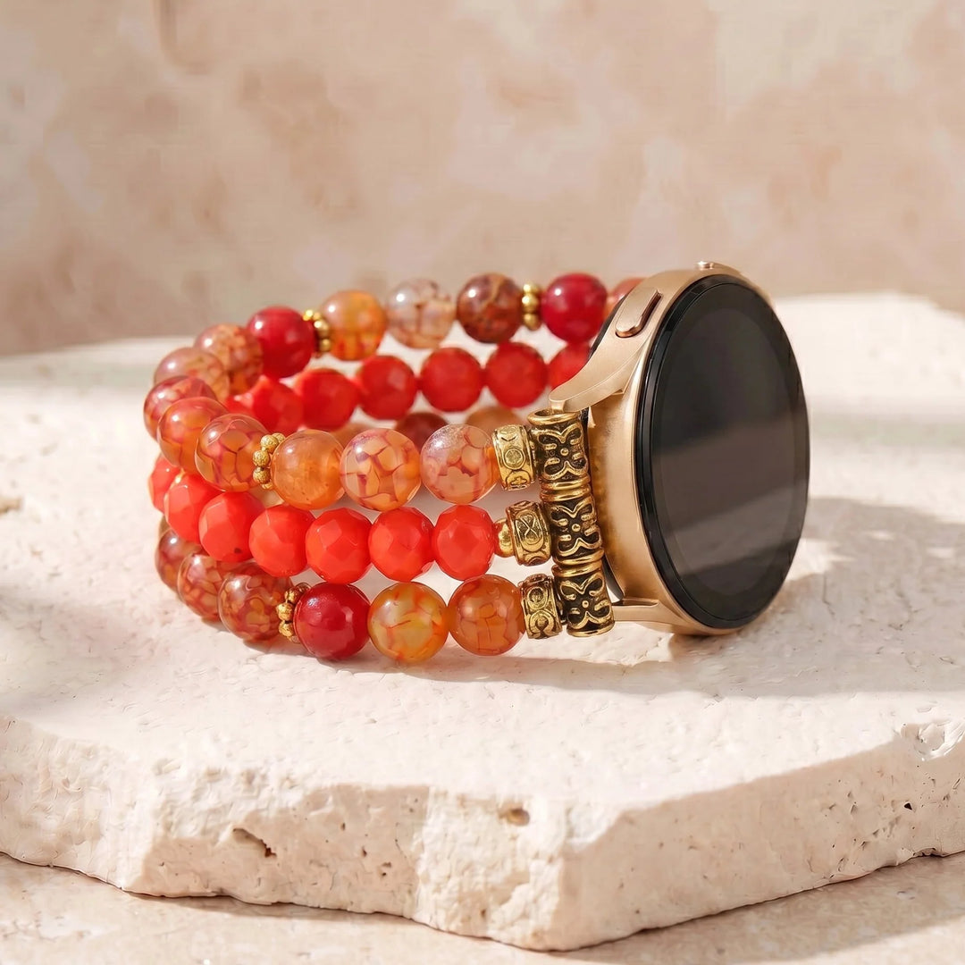 Fierce Agate Watch Band - Agate