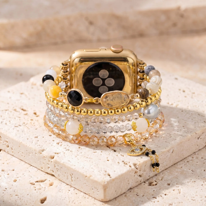 Golden Hour Citrine Apple Watch Band - Citrine