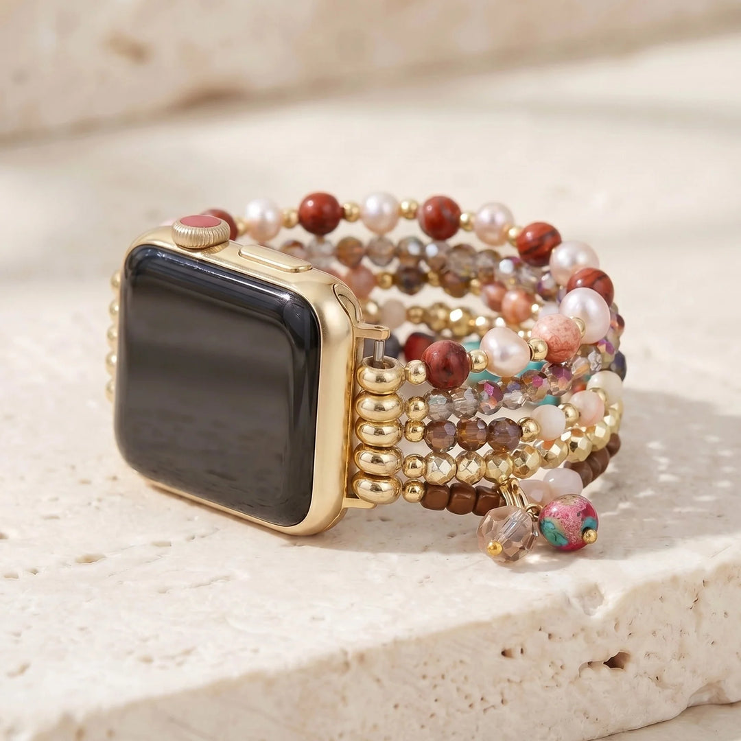 Vitality Glow Apple Watch Band - Amazonite 