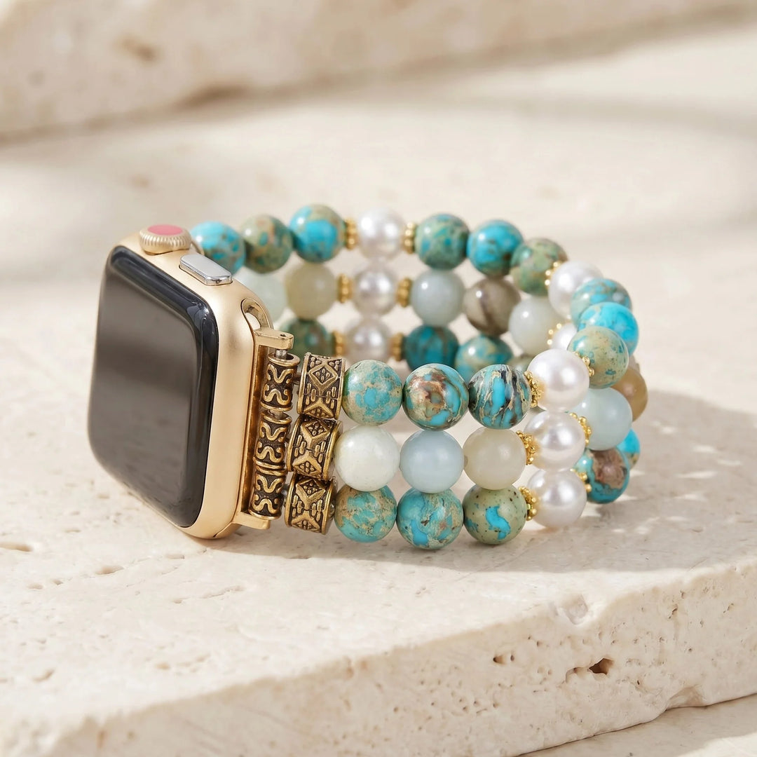 Ocean Breeze Apple Watch Band - Amazonite 