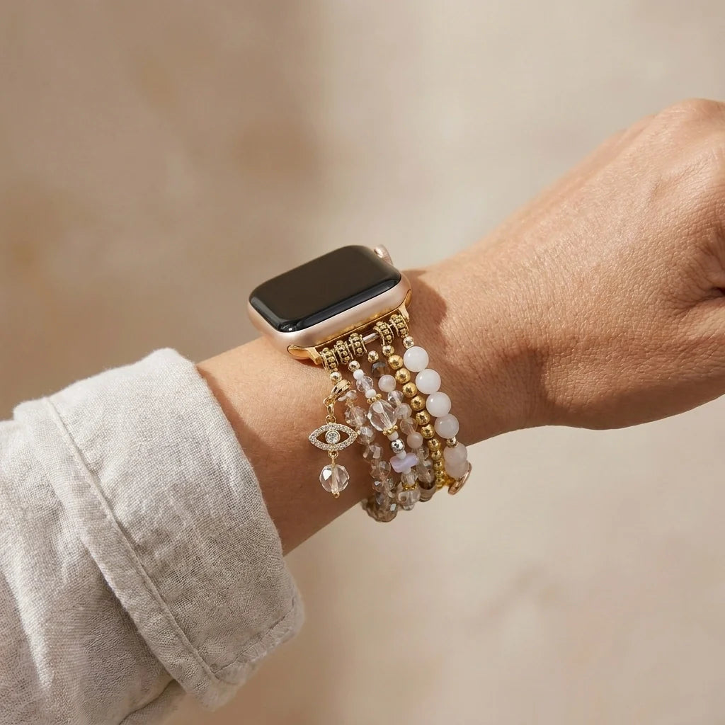 Celestial Charm Apple Watch Band - Amazonite 