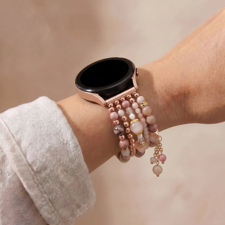 Rose Glow Sunstone Samsung Watch Band - Sunstone