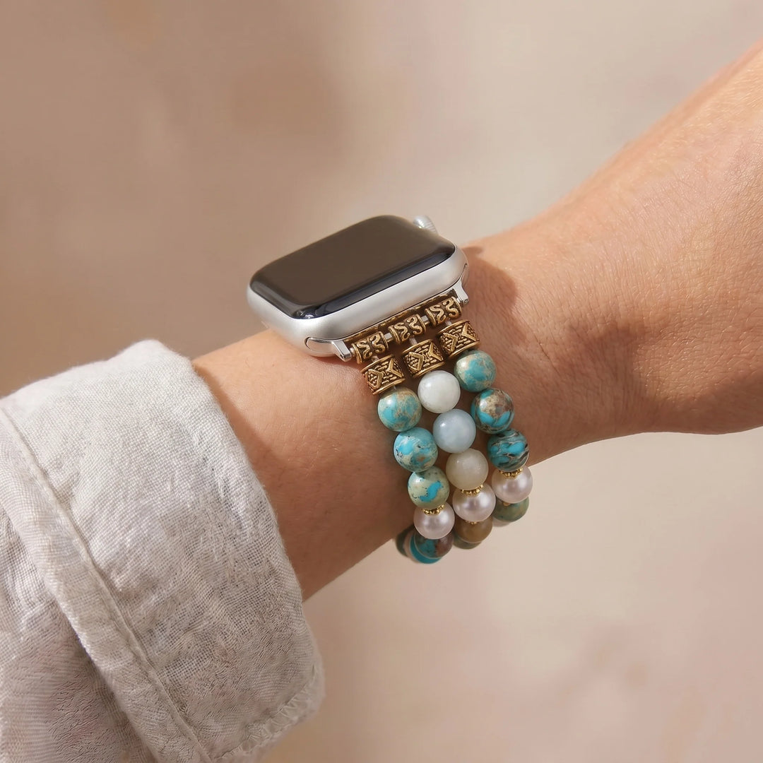 Ocean Breeze Apple Watch Band - Amazonite 
