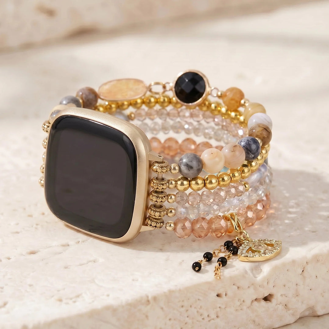 Golden Hour Citrine Fitbit Watch Band - Citrine