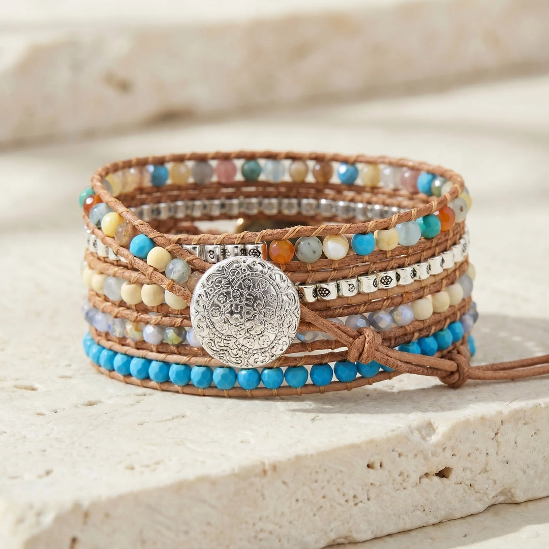 Wild Soul Turquoise Wrap Bracelet - Turquoise