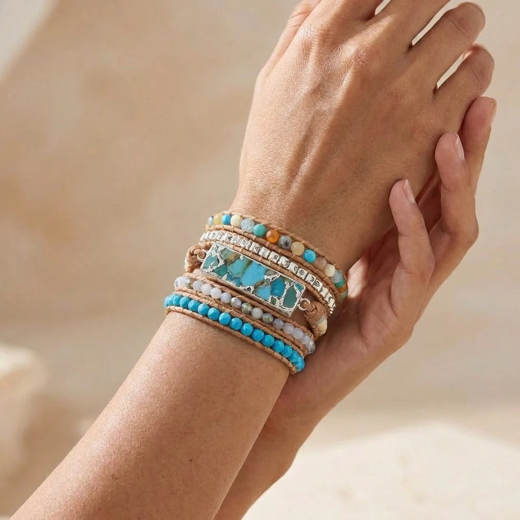 Wild Soul Turquoise Wrap Bracelet - Turquoise