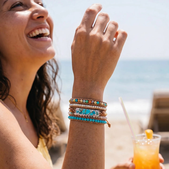 Wild Soul Turquoise Wrap Bracelet - Turquoise