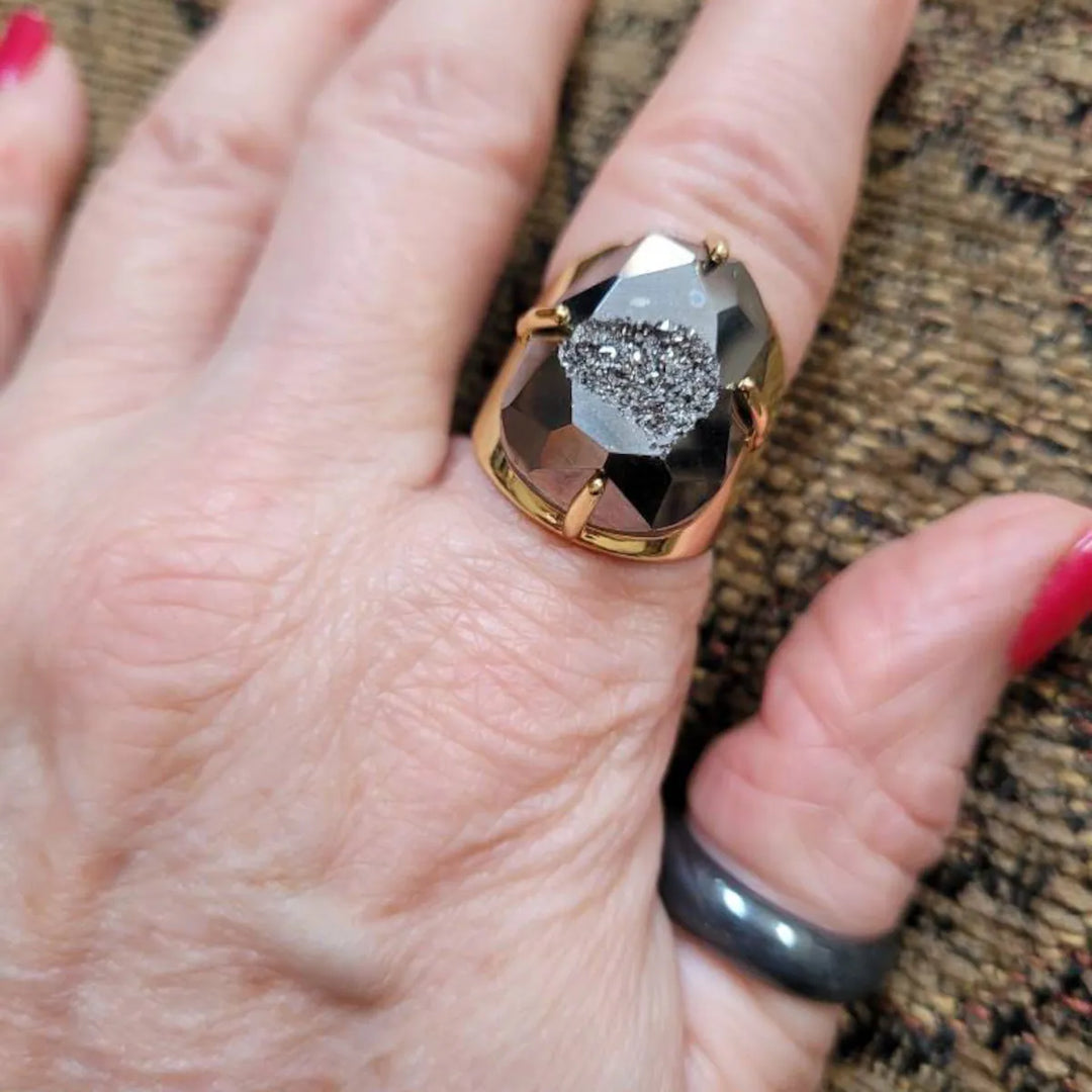 Powerful Hematite Ring - Hematite