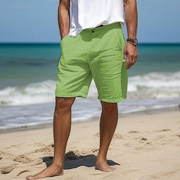 Elegante Leinen Shorts