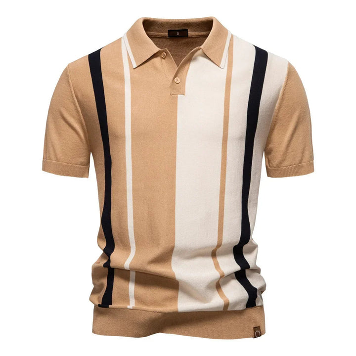 Strick-Polohemd