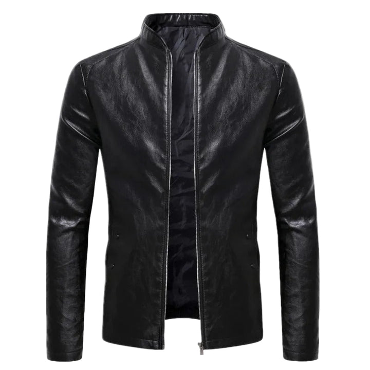 Klassische Lederjacke