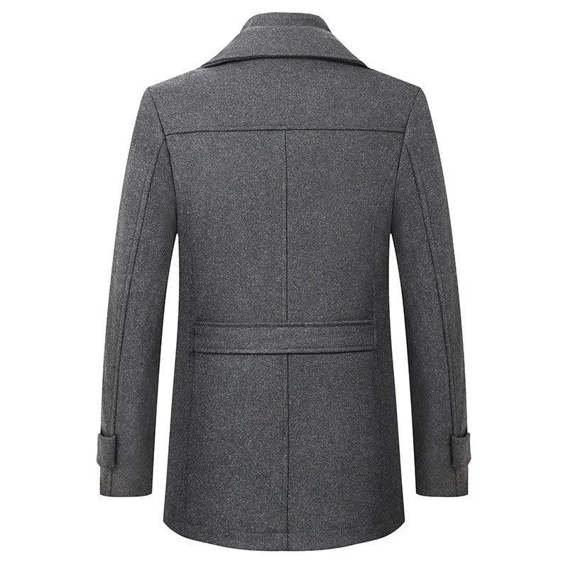 Eleganter Wollwintermantel