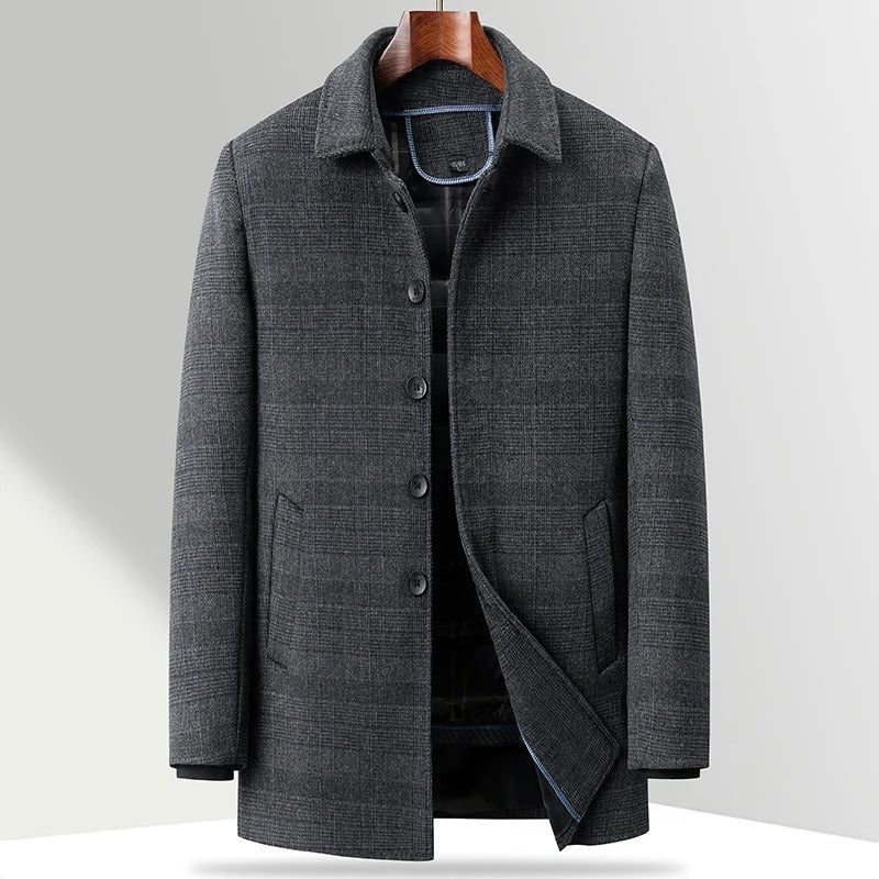 Schicker Wollmantel