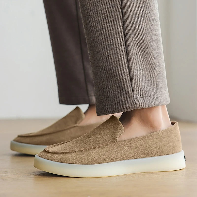 Klassische Wildleder Business Loafers