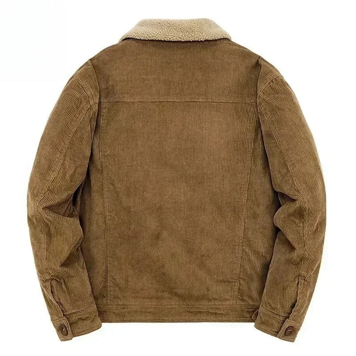 Corduroy-Jacke mit Kaschmirfutter