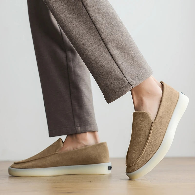 Klassische Wildleder Business Loafers