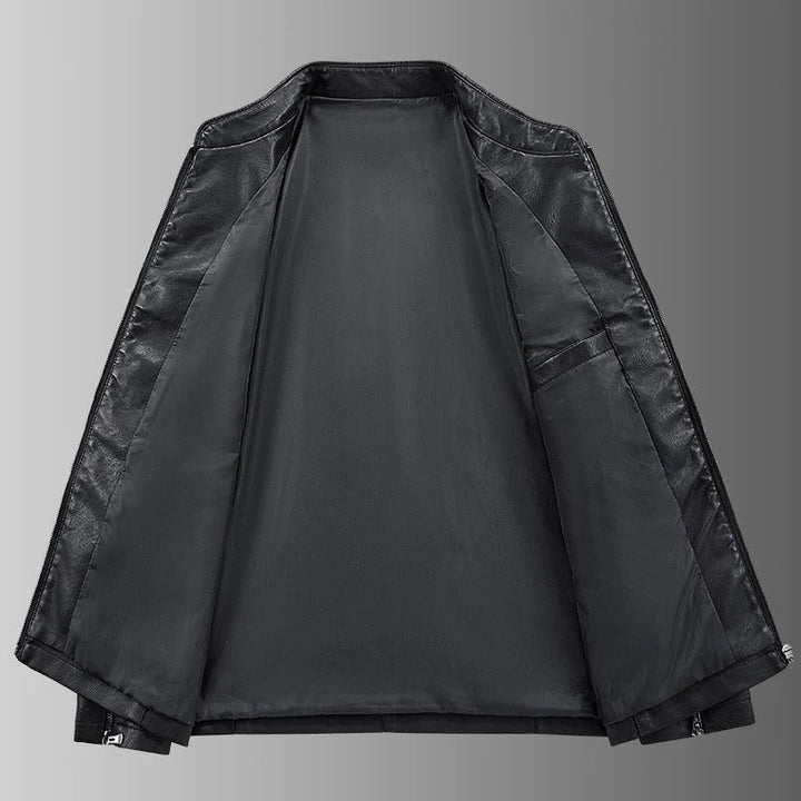 Leder Motorradjacke