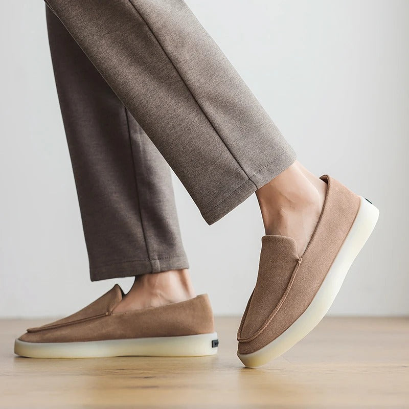 Klassische Wildleder Business Loafers
