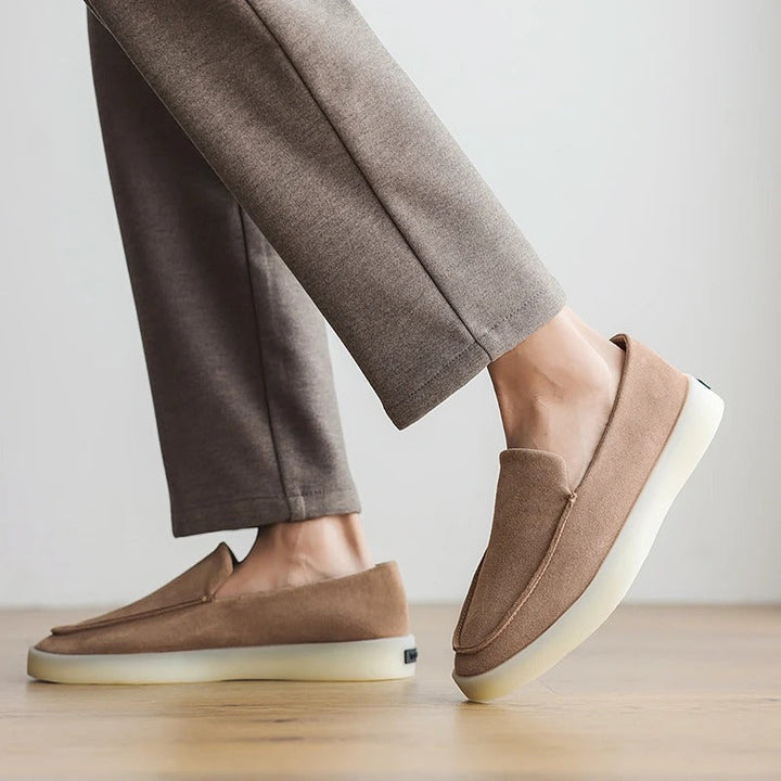 Klassische Wildleder Business Loafers