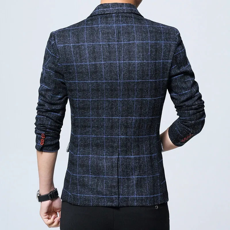 Eleganter karierten Blazer