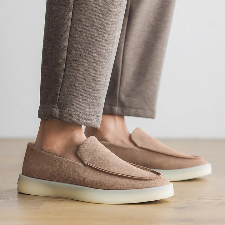 Klassische Wildleder Business Loafers
