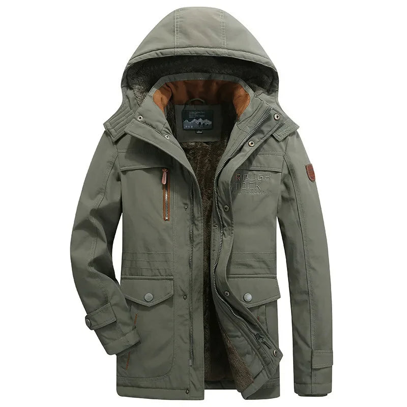 Elegante gesteppte Winterjacke